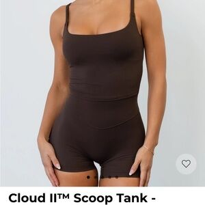 Cloud II Scoop Tank - Espresso